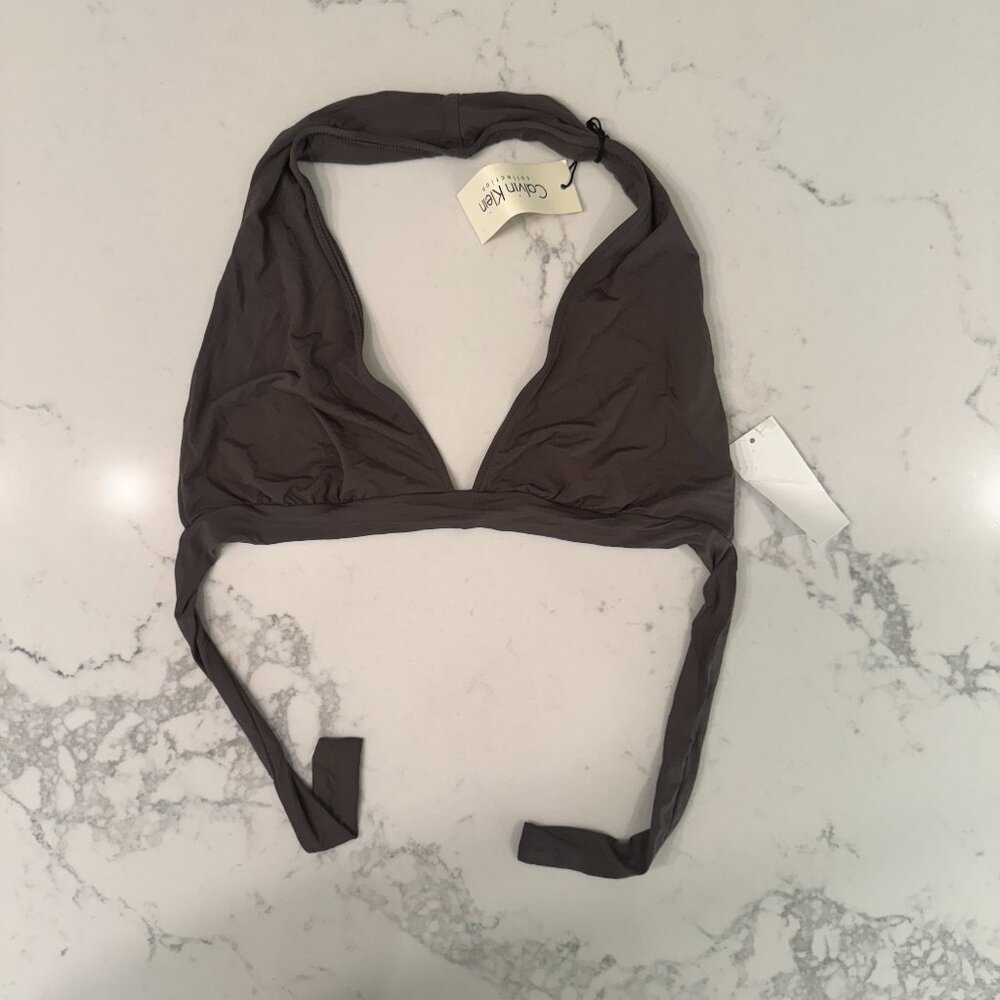 Calvin Klein Brown Bikini Top - Size 10 NWT *Offers Welcomed!)
